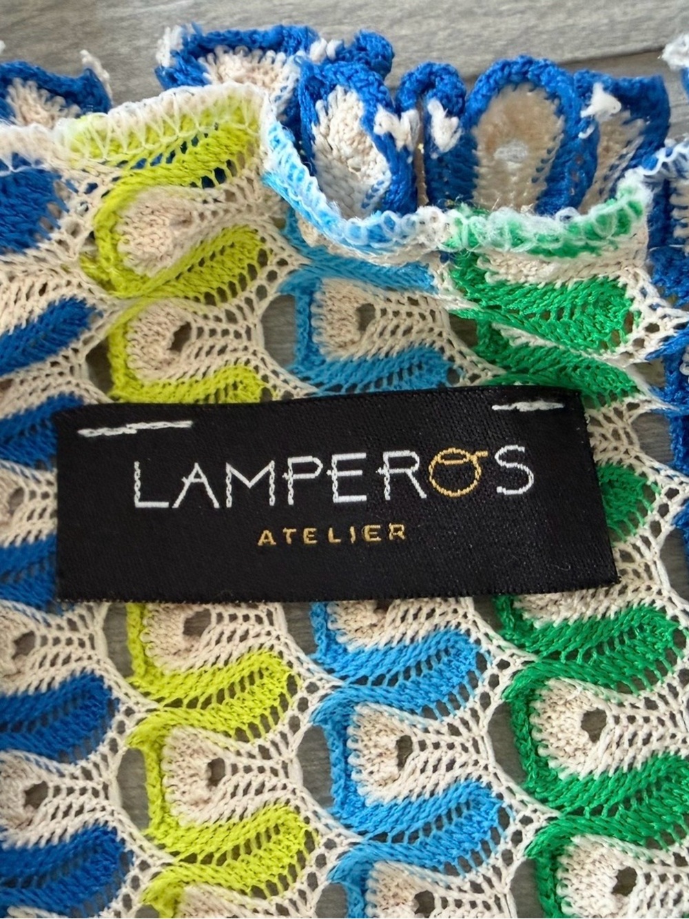 LAMPEROS ATELIER Violette Dress Luxury Beachwear Mermaid One Size GUC - Picture 6 of 6